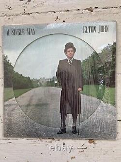 ELTON JOHN Un homme seul - Rare 1978 Promo Picture Disc Version alternative