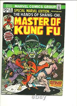 Édition Spéciale Marvel #15 1ère Shang-chi Master Of Kung Fu Marvel Comics 1973