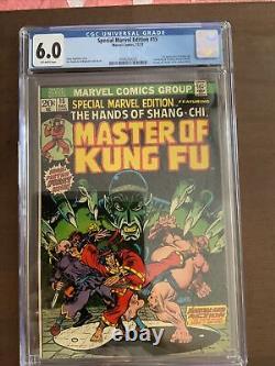 Édition Spéciale Marvel #15 Cgc 6.0 1ère Apparence Shang-chi Master Kung Fu