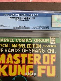 Édition Spéciale Marvel #15 Cgc 6.0 1ère Apparence Shang-chi Master Kung Fu