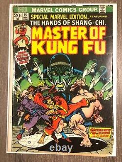Édition Spéciale Marvel #15 Gd 3.0 1973 1ère Application. Copie Du Lecteur Shang Chi