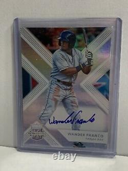 Édition Supplémentaire Panini Elite 2018 #67 Wander Franco Auto Tampa Bay Rayons C