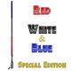 Édition Spéciale 5150 Whips 6ft Rouge, Blanc Et Bleu Hyper Led Whip Light Unique