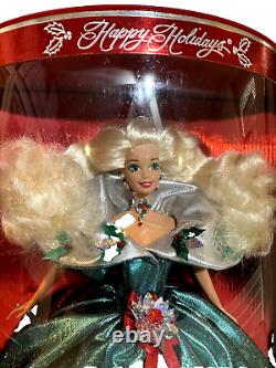 Édition spéciale Barbie Dool de vacances 1995 (14123) Rare Green & Blue Eyes joyeuses vacances