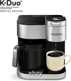Édition spéciale Machine à café à dosettes K-Cup et à carafe, argentée