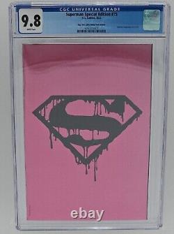 Édition spéciale Superman 75 en feuille rose CGC 9.8 Mort de SUPERMAN BTC