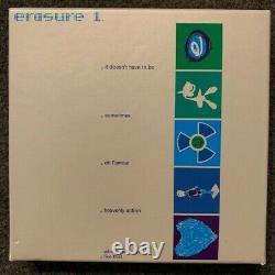 Effacement Singles 1, 2, 3, 4 Lot De Quatre Coffrets 20 CD Mega Rare Import Uk Mute
