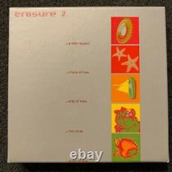 Effacement Singles 1, 2, 3, 4 Lot De Quatre Coffrets 20 CD Mega Rare Import Uk Mute