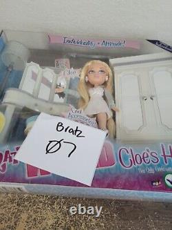 Ensemble de jeux de meubles de maison Bratz World Cloes, figurine de poupée vintage neuve scellée