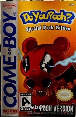 Est-ce que tu Pooh Pikachu Pokemon Gameboy Homage Megacon Exclusive 8/10 Métal