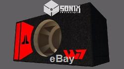 Étape 3 Special Edition Ported Subwoofer Box Jl Audio 10w7ae Sub Rouge