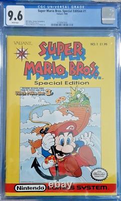 Frères Super Mario Édition Spéciale #1 CGC 9.6 NM+ Nintendo Valiant 1990 K34
