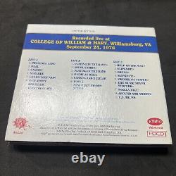 Grateful Dead Dave's Picks Volume 4, William & Mary Wmsburg, VA 24/09/1976 3 CD