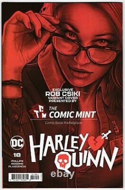 Harley Quinn #18 (vol. 4 2022) Rob Csiki Variante! Exclusivité Limitée À 300 Aco
