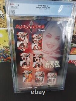 Heure de puissance SHIKARII CGC 9.9 (pas 9.8) Harley Quinn Cosplay Vierge Rare /100