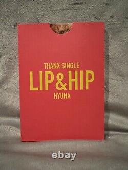 HyunA Thanx Single Lip & Hip CD & Photos OOP Vendeur américain édition coréenne Kpop