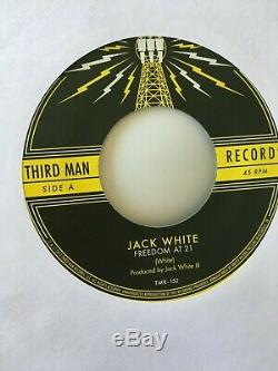 Jack White Freedom A 21 Couverture Alternative Édition Spéciale Man Records