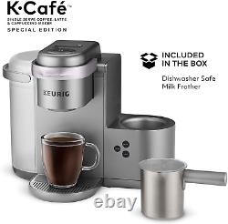 Keurig K-Cafe Édition Spéciale Machine à Café à Servir Une Tasse K-Cup Pod, Latte et Nickel