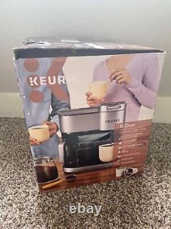 Keurig K Duo Édition Spéciale Machine à Café à Dosettes K-Cup Argentée