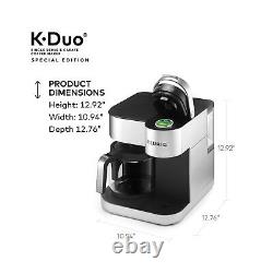 Keurig K-Duo Édition Spéciale Machine à café à dosette K-Cup et carafe individuelle