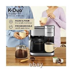 Keurig K-Duo Édition Spéciale Machine à café à dosette K-Cup et carafe individuelle