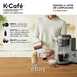 Keurig K-cafe Édition Spéciale Unin Serve K-cup Pod Café Latte Et Cappuccino