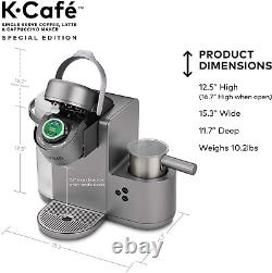 Keurig K-cafe Édition Spéciale Unique Servez K-cup Pod Café, Latte Et Cappuccin
