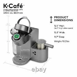 Keurig K-cafe Édition Spéciale Unique Servez K-cup Pod Café, Latte Et Cappuccin