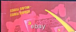 L'économie Extra-planifiée Dans Ussr 1985 Affiche De Propagande Industrielle Soviétique