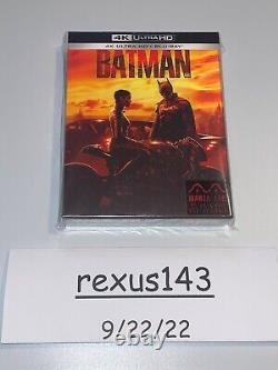 Le Batman 4k Uhd + Blu-ray Steelbook Manta Lab Lenticulaire Unique Sl Nouvelle Marque