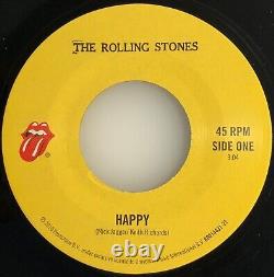 Les Rolling Stones / Heureux / Sorti pour promouvoir le film des Stones / 2010 45 & PS / Comme neuf