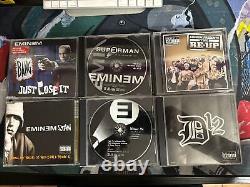 Lot de 47 CD d'Eminem Belle collection. Voir la description pour les titres. Ouvert aux offres.