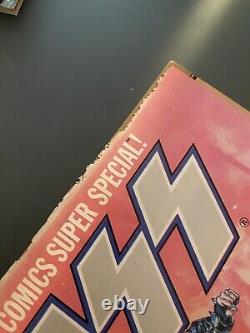 MARVEL SUPER SPECIAL KISS imprimé en sang bande dessinée 1977 avec affiche