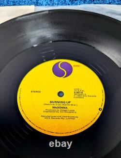 Madonna Burning Up Vinyle 12'' Aussie LP Pochette Unique 1983 Australie