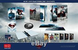Man Of Steel Hdzeta Exclusive Unique Lenticulaires 4k Blu-ray Steelbook Preorder