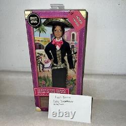 Mariachi Barbie Mexique 2014 Poupées du monde NRFB Édition Spéciale Étiquette Rose
