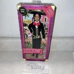 Mariachi Barbie Mexique 2014 Poupées du monde NRFB Édition Spéciale Étiquette Rose