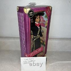 Mariachi Barbie Mexique 2014 Poupées du monde NRFB Édition Spéciale Étiquette Rose