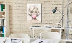 Marilyn Monroe Gum Famous Édition Spéciale Classique Poster Toile Imprimé Décor Mural