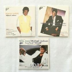 Michael Jackson Thriller 25th Anniversary Limited Japanese Single Collection Obi
