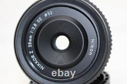 Nikon Z 28mm F2.8 Édition Spéciale Monture Z Plein Format Grand Angle Focale Unique
