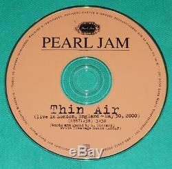 Pearl Jam Thin Air Brésil Seulement CD 2000 Epic Promo 899,934