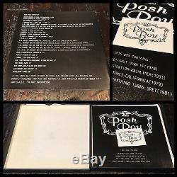 Posh Boy Singles 7 Vinyle Boîte Set-punk Distorsion Sociale F-mot Simpletones