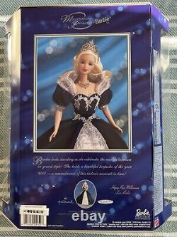 Poupée Barbie Princesse du Millénaire 2000 Édition Spéciale avec souvenir NIB SCELLÉE