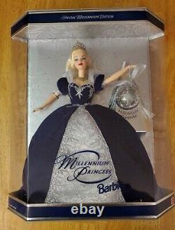 Poupée Barbie du Millénaire Princesse 2000 TRÈS RARE, NEUVE DANS SA BOÎTE 24154