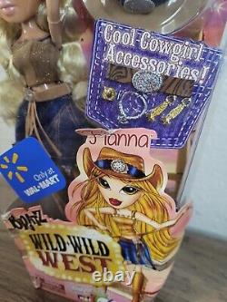 Poupée Bratz Fianna de l'Ouest Sauvage Cowgirl de l'Ouest Sauvage Walmart MGA Figurine Rare Scellée