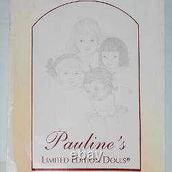 Poupées en édition limitée de Pauline - Cecilia n°134 sur 950 Blonde, yeux bleus NIB Rare.