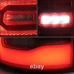 Pour 09-18 Ram 1500 2500 3500 Led Tail Lights Red Clear Lens Fit Lampe À Led Halogen