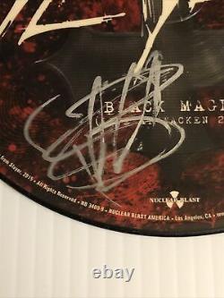 Rare Autographed Slayer When the Stillness Comes Picture Disk 7 RSD Signed<br/>	
<br/>	
Rareté signée Autographed Slayer When the Stillness Comes Picture Disk 7 RSD Signed