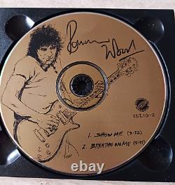Rare Ronnie Wood Montre-moi/Respire sur moi CD, signé & numéroté Édition limitée Imprimer